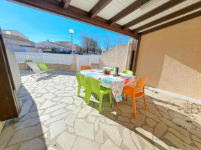 Maison mitoyenne climatisée avec terrasse et piscine à Marseillan - FR-1-326-474